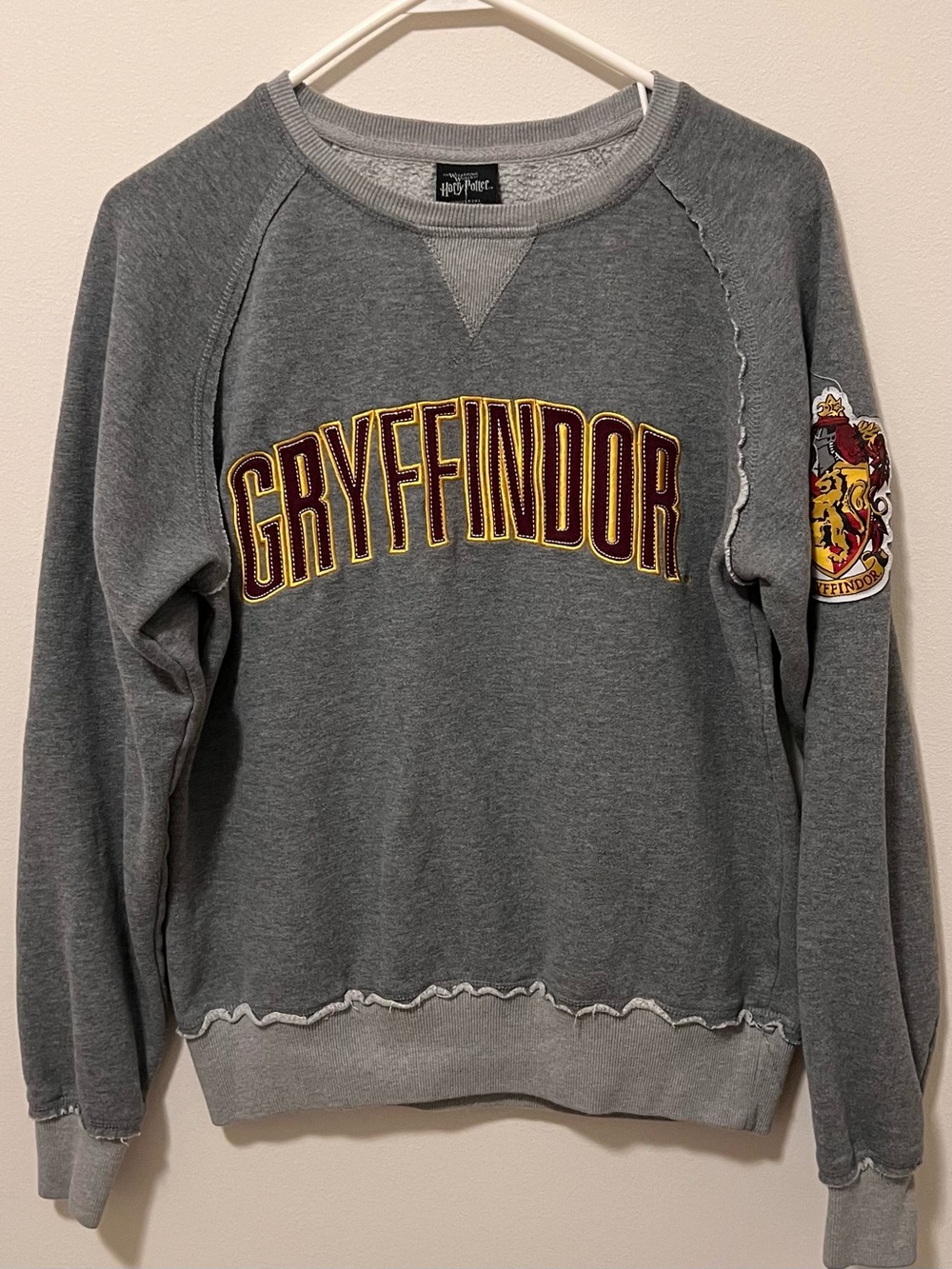 Harry Potter Gryffindor Grey Crewneck Sweatshirt